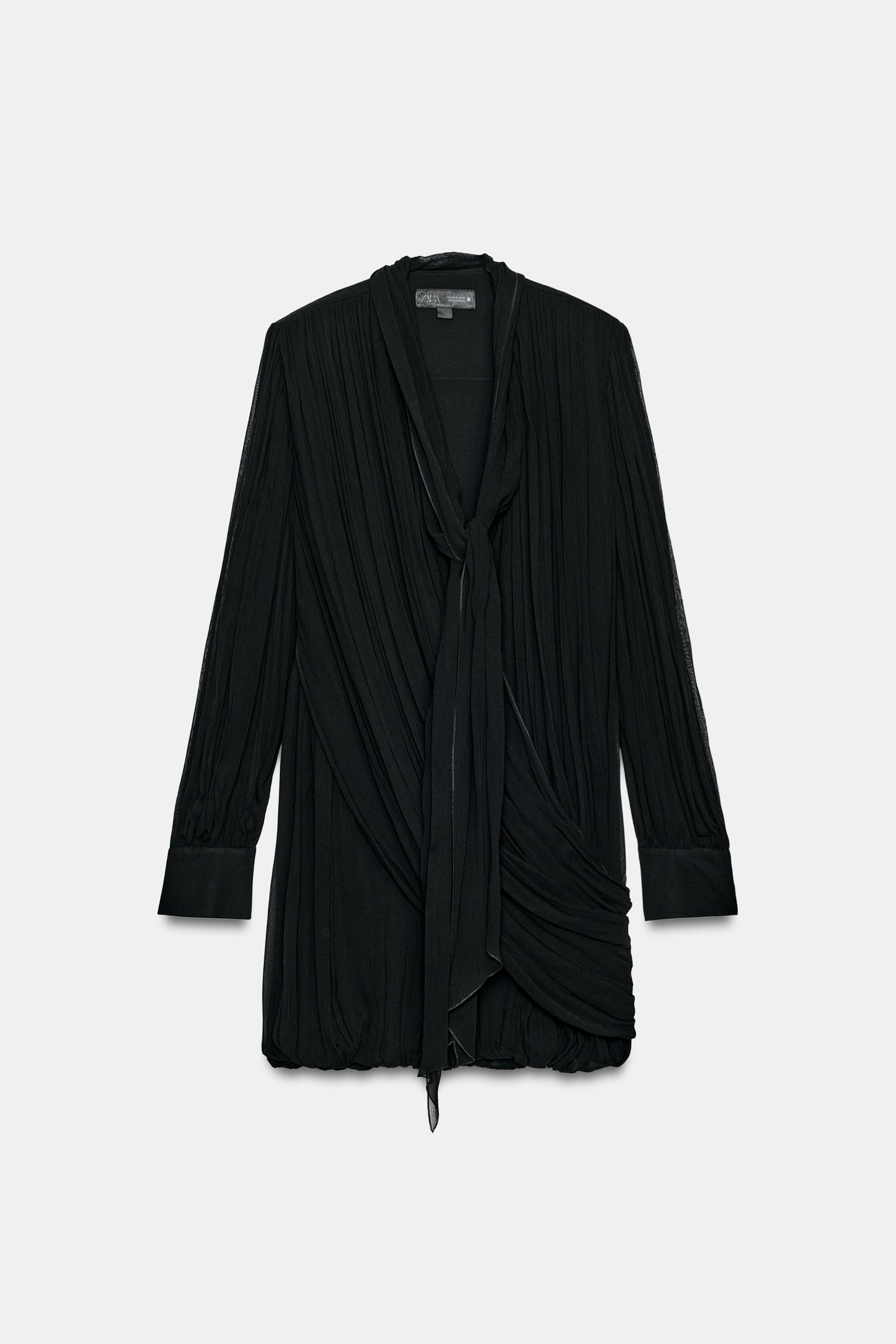 ZW COLLECTION DRAPED MINI DRESS